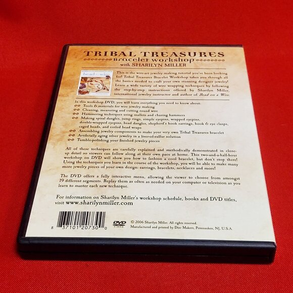 Tribal Treasures Bracelet Workshop Sharilyn Miller Instructional DVD 2006 - Picture 4 of 8